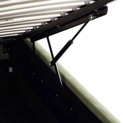 Helia Pleated Ottoman Storage Bed, Lichen Velvet -Garden Store JAH 012 LICHEN VEL detail5