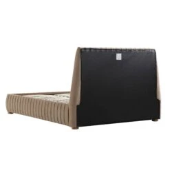 Helia Pleated Ottoman Storage Bed, Taupe Velvet 28 Helia Pleated Ottoman Storage Bed, Taupe Velvet -Garden Store JAH 012 MINK VEL WB6