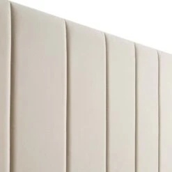 Sylvie Velvet Upholstered Bed Frame With Golden Chrome Legs, Champagne Velvet -Garden Store JAH 06 CHAMPVEL detail2