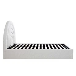 Archer White Boucle Ottoman Storage Bed -Garden Store JAH 09 ECRUBOUCLE WB5