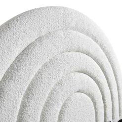 Archer White Boucle Ottoman Storage Bed -Garden Store JAH 09 ECRUBOUCLE detail2