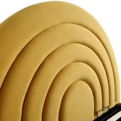 Archer Mustard Yellow Velvet Ottoman Storage Bed -Garden Store JAH 09 MUSTVEL detail2