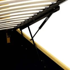 Archer Mustard Yellow Velvet Ottoman Storage Bed -Garden Store JAH 09 MUSTVEL detail3