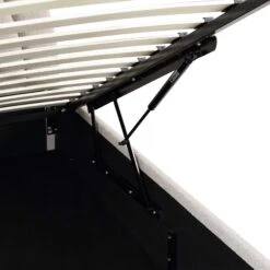 Archer Taupe Boucle Ottoman Storage Bed -Garden Store JAH 09 TAUPEBOUCLE detail3