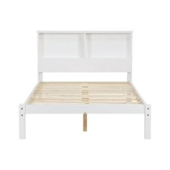 Elgin Wooden Bed Frame With Shelf Headboard -Garden Store JIN 04 SD 3 61831290 53a7 49f8 b079 c6a033cd8a84