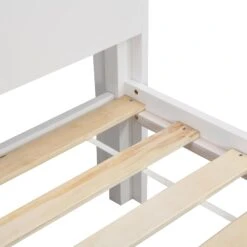 Elgin Wooden Bed Frame With Shelf Headboard -Garden Store JIN 04 detail2 e3f1cd37 208f 40a3 9373 1a4cd2bf946b