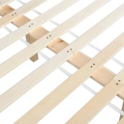 Marta Solid Wooden Shaker Style Double Bed In Blue And Oak -Garden Store JIN 06 BLUE detail3 4b71bdc7 a980 4771 b6ed f4783049be67