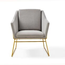 Hedy Accent Chair In Grey Velvet -Garden Store LKS 007 GREYVEL 1 dc9888c8 49ff 4718 a79f 2ad985d2542a