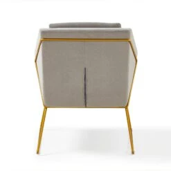 Hedy Accent Chair In Grey Velvet -Garden Store LKS 007 GREYVEL 4 9e433b81 23be 49ca a7cb 96d4073a015c