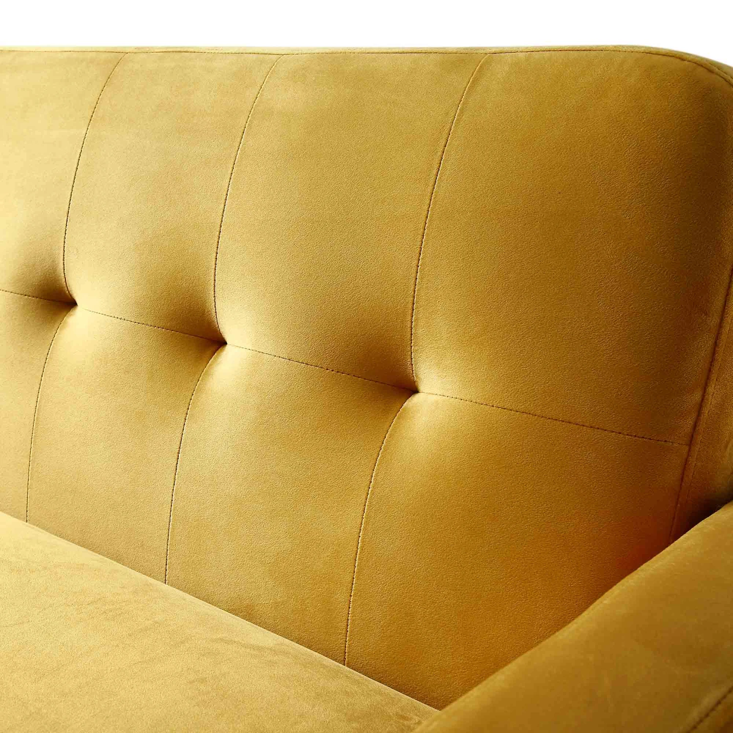 Clarence 3-Seater Sofa In Mustard Yellow Velvet 12 Clarence 3-Seater Sofa In Mustard Yellow Velvet - Image 10