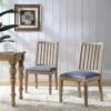 Hemingford Set Of 2 Blue Grey Velvet Bobbin Spindle Dining Chair 1 Hemingford Set Of 2 Blue Grey Velvet Bobbin Spindle Dining Chair -Garden Store LW DCH 511 BLUEVEL 2P main