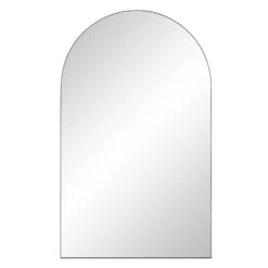 Eden Arched Full Length Metal Frame Mirror 180 X 110 Cm, Black 13 Eden Arched Full Length Metal Frame Mirror 180 X 110 Cm, Black -Garden Store MIRR 138 BLACK WB1