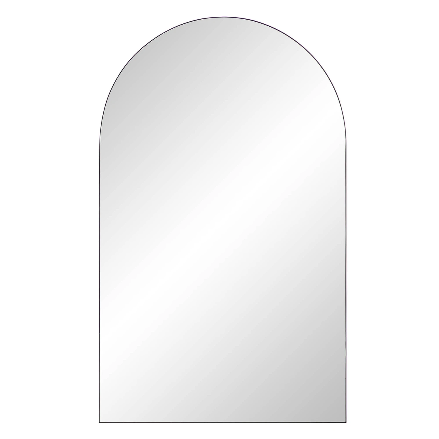 Eden Arched Full Length Metal Frame Mirror 180 X 110 Cm, Black 6 Eden Arched Full Length Metal Frame Mirror 180 X 110 Cm, Black - Image 4