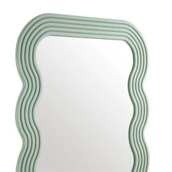 Venus Full Length Wave Mirror 180 X 100 Cm, Sage Green -Garden Store MIRR 162 SAGE detail1