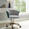Kylie Houndstooth And Velvet Swivel Chair -Garden Store MO103HOUNDSTOOTH main