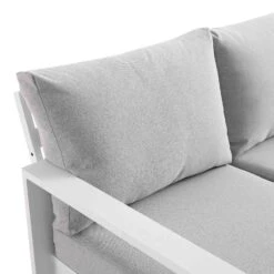 Albany Aluminium Large Corner Casual Dining Set With Rising Table, White 28 Albany Aluminium Large Corner Casual Dining Set With Rising Table, White -Garden Store OD DINE 1045 WHITE detail3