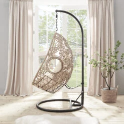 Daisy Floral Pattern Indoor Outdoor Hanging Chair -Garden Store OD HC 013 2