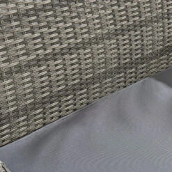 Troy Corner Rattan Garden Sofa Set With Table -Garden Store OD SF 005 GREY detail4