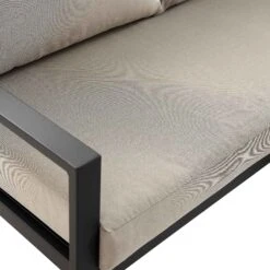 Albany Aluminium Corner Sofa Set With Reclining Back And Coffee Table, Taupe -Garden Store OD SF 1023 TAUPE detail6