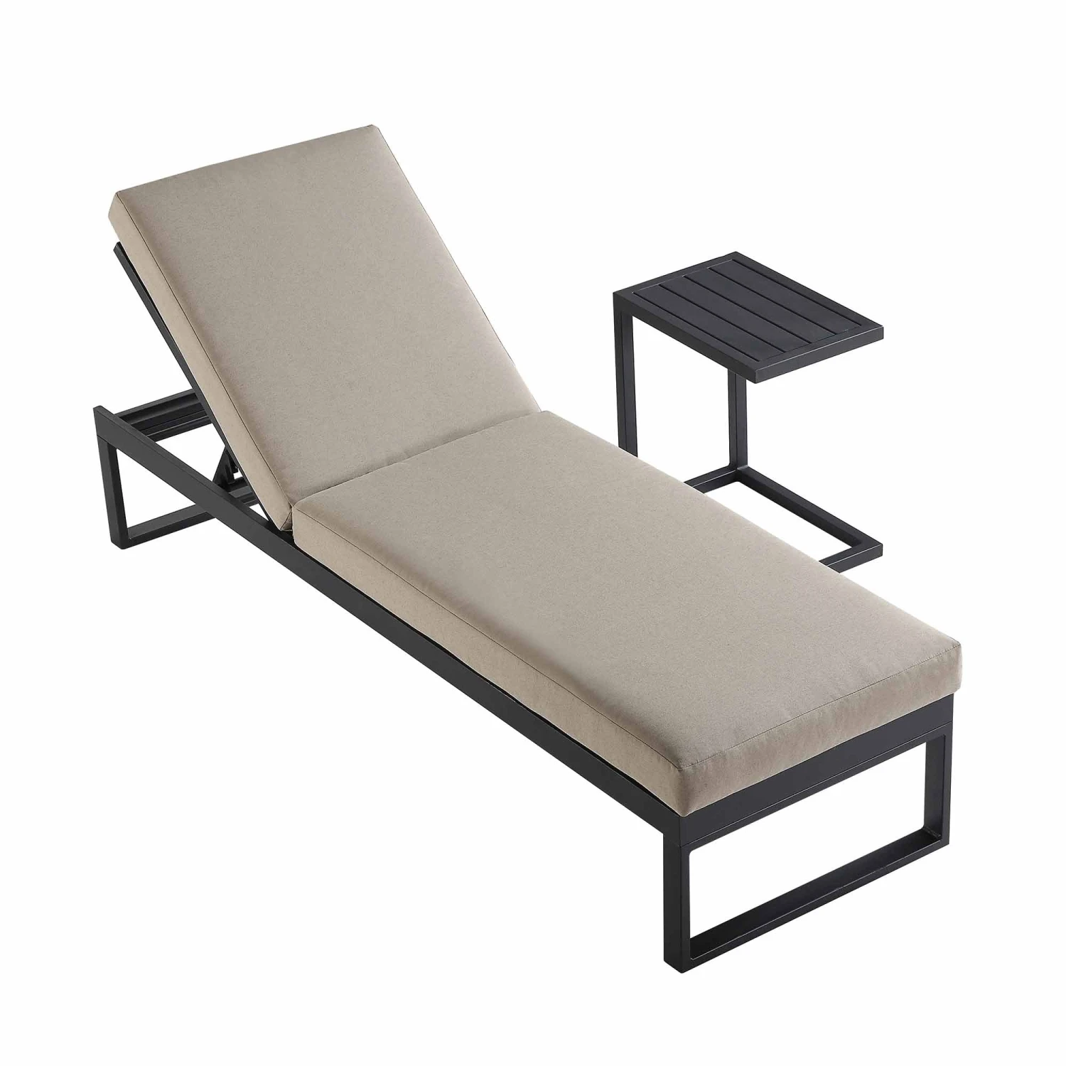 Albany Aluminium Sun Lounger, Taupe 7 Albany Aluminium Sun Lounger, Taupe - Image 6