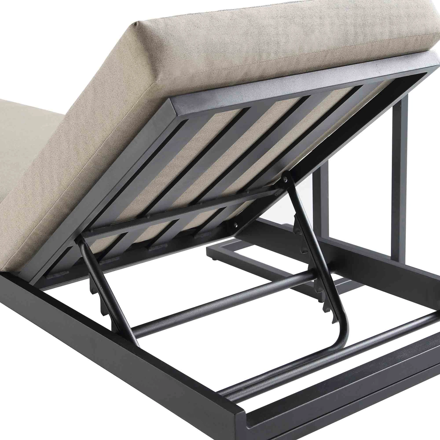 Albany Aluminium Sun Lounger, Taupe 10 Albany Aluminium Sun Lounger, Taupe - Image 9