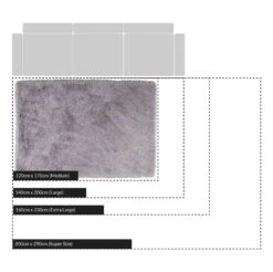 Silver Tufted Shaggy Rug 160 X 230 Cm -Garden Store Silver Tufted a651e3e4 c2fc 46c6 9325 365ce198c4fb