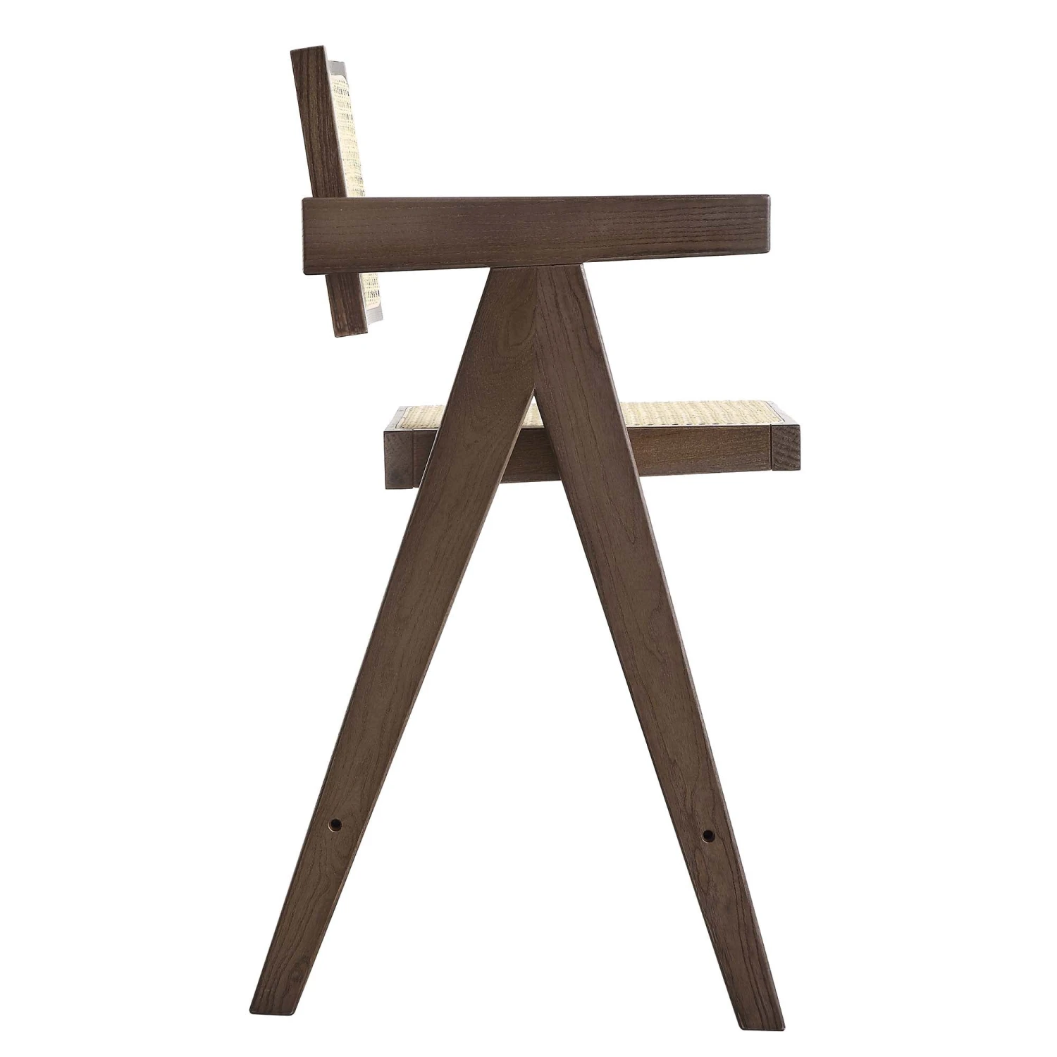 Jeanne Dark Walnut Cane Rattan Solid Beech Wood Counter Stool 8 Jeanne Dark Walnut Cane Rattan Solid Beech Wood Counter Stool - Image 6