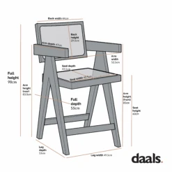 Jeanne Dark Walnut Cane Rattan Solid Beech Wood Counter Stool 17 Jeanne Dark Walnut Cane Rattan Solid Beech Wood Counter Stool -Garden Store dimensional drawings NOV 2022 XN 2211 2