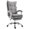 Executive Double Layer Padding Recline Office Desk Chair With Footrest, MR77 Grey Fabric 1 Executive Double Layer Padding Recline Office Desk Chair With Footrest, MR77 Grey Fabric -Garden Store e397f450 6ad8 4bf2 8e35 692849ce58d0