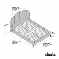 Eleanor White Boucle Upholstered Bed Frame With Domed Headboard 18 Eleanor White Boucle Upholstered Bed Frame With Domed Headboard -Garden Store image 2024 05 20T12 41 27 823Z